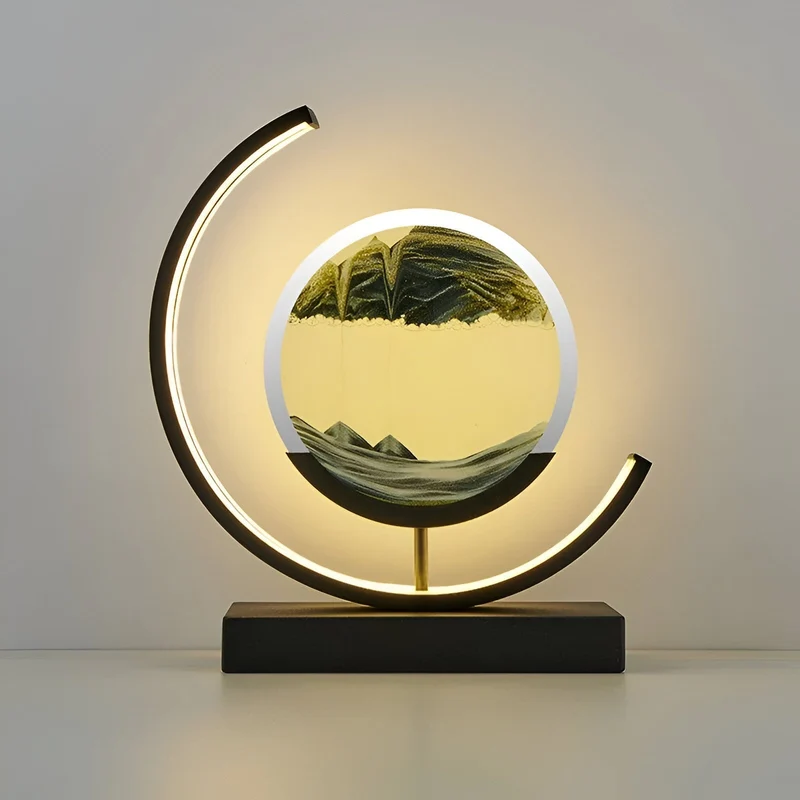 Skanto | SandLamp | Dimmbare LED-Sandlampe mit Touch-Steuerung