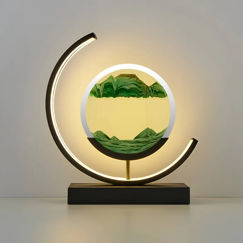 Skanto | SandLamp | Dimmbare LED-Sandlampe mit Touch-Steuerung