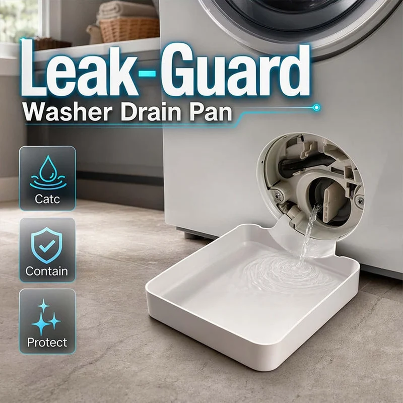 DrainMate™ | Flache Auffangschale für die Waschmaschinen-Filterreinigung