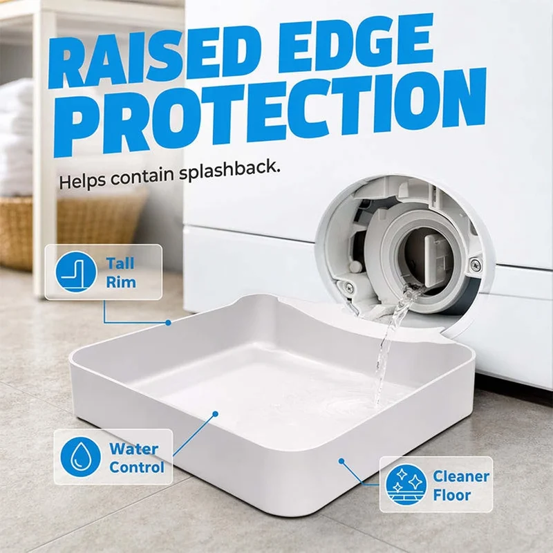 DrainMate™ | Flache Auffangschale für die Waschmaschinen-Filterreinigung