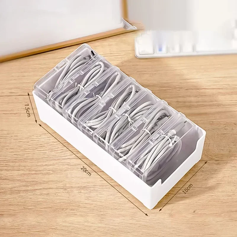 CableNest™ | Kompakter Kabel-Organizer mit mehreren Reißverschlussfächern