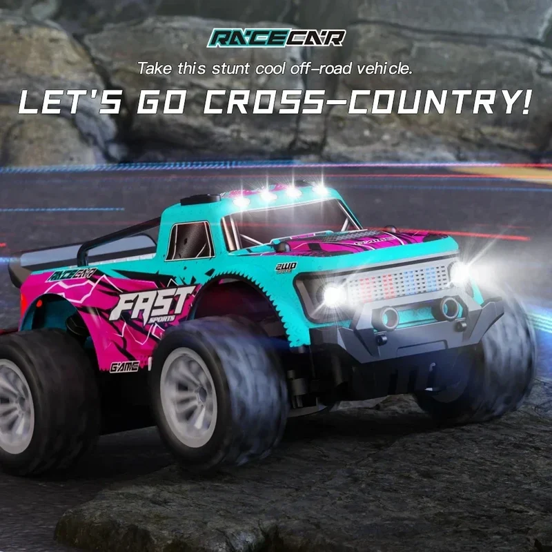 Skanto | 1:16 RC Auto mit LED-Lichtern – Hochgeschwindigkeits-Offroad-Abenteuer