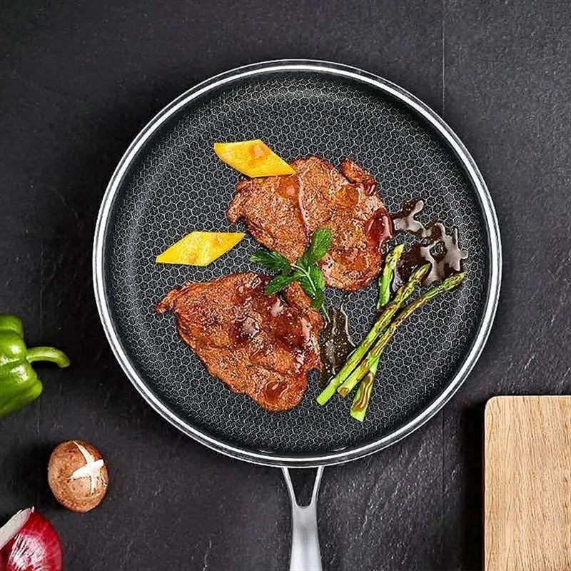 Skanto | Bratpfanne mit Pixel-Technologie | Hochwertige Antihaftbeschichtung | Perfekt für gleichmäßiges Braten | Robustes Design