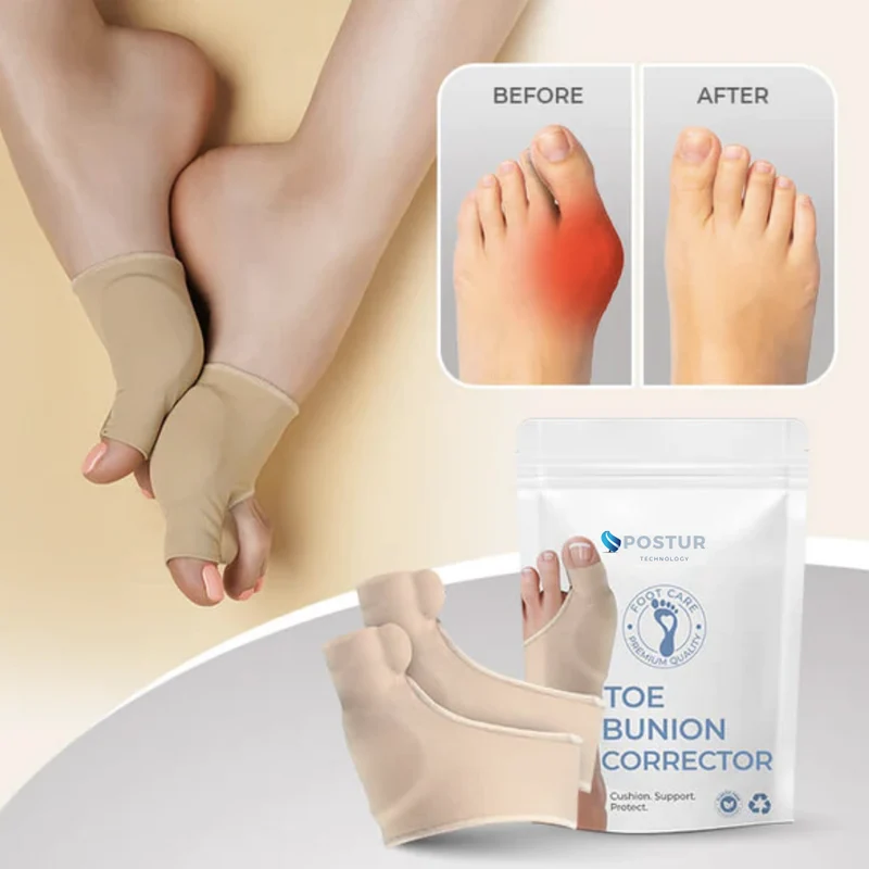 Skanto | Hallux Valgus Korrektor 2.0 – Korrigierende Unterstützung – Schmerzlinderung – Komfortabel – Wanduhr