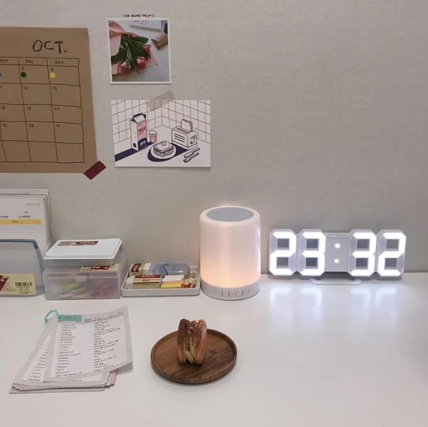 Intelligenter 3D-Digitalwecker
