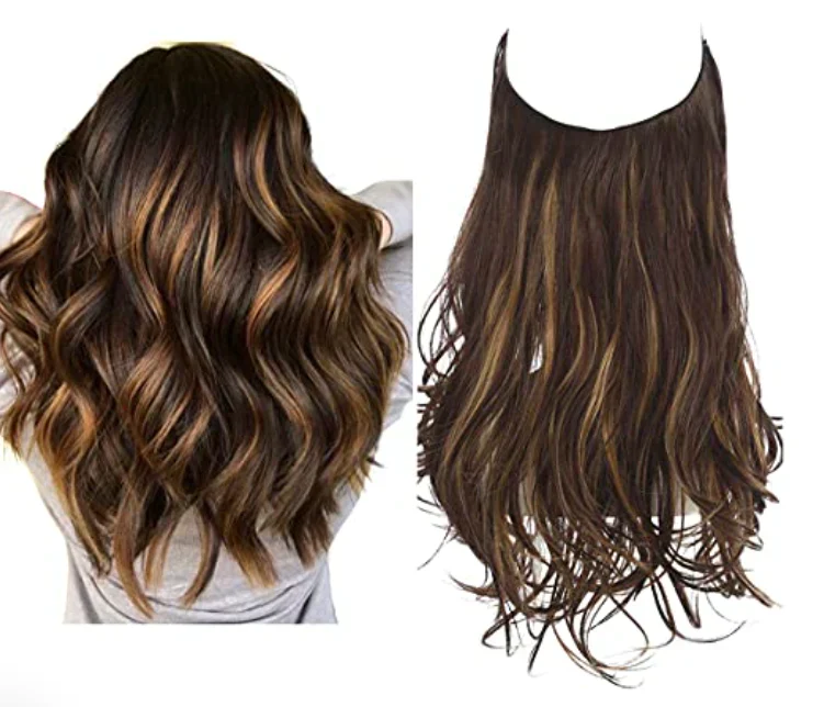 SecretHair | Echthaar Extensions | Natürliches Wellen-Volumen | Blond