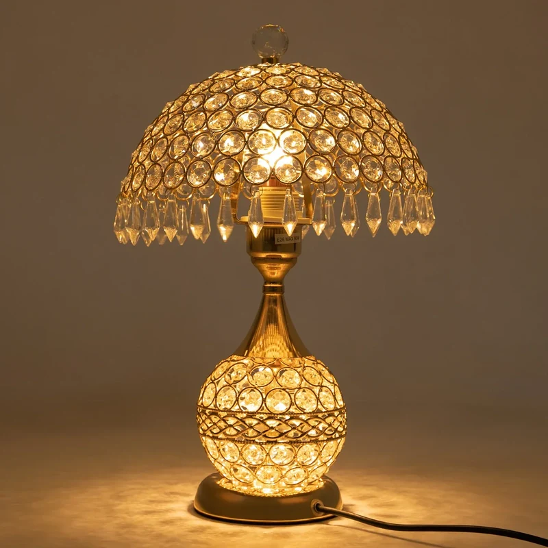 Skanto | Moderne Kristall-Luxus-Dekor-Nachttischlampe