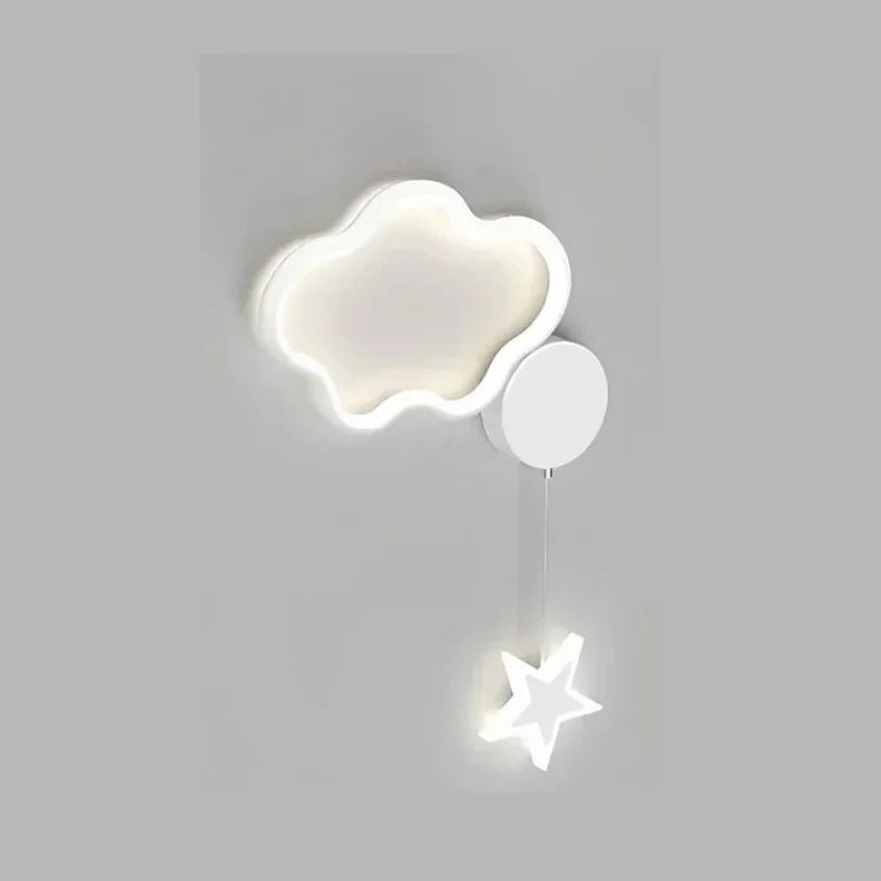 Skanto | DreamLight | Magische Wandlampe mit Wolken, Sternen und Mond