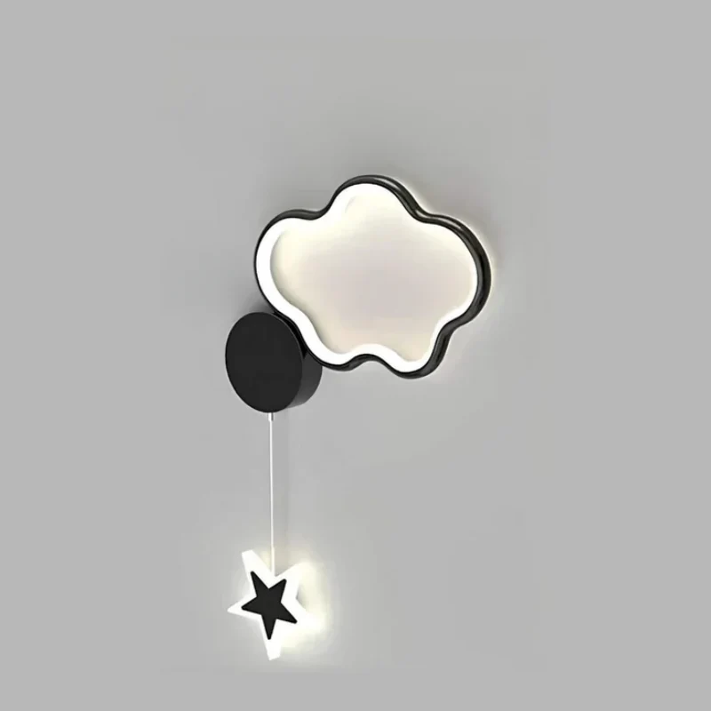 Skanto | DreamLight | Magische Wandlampe mit Wolken, Sternen und Mond