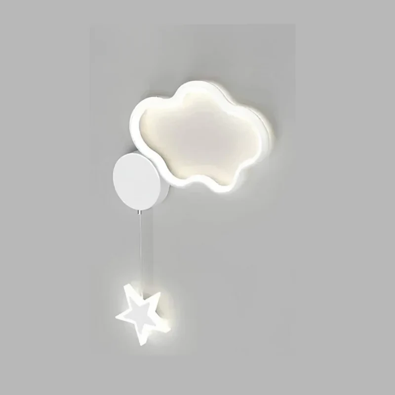 Skanto | DreamLight | Magische Wandlampe mit Wolken, Sternen und Mond