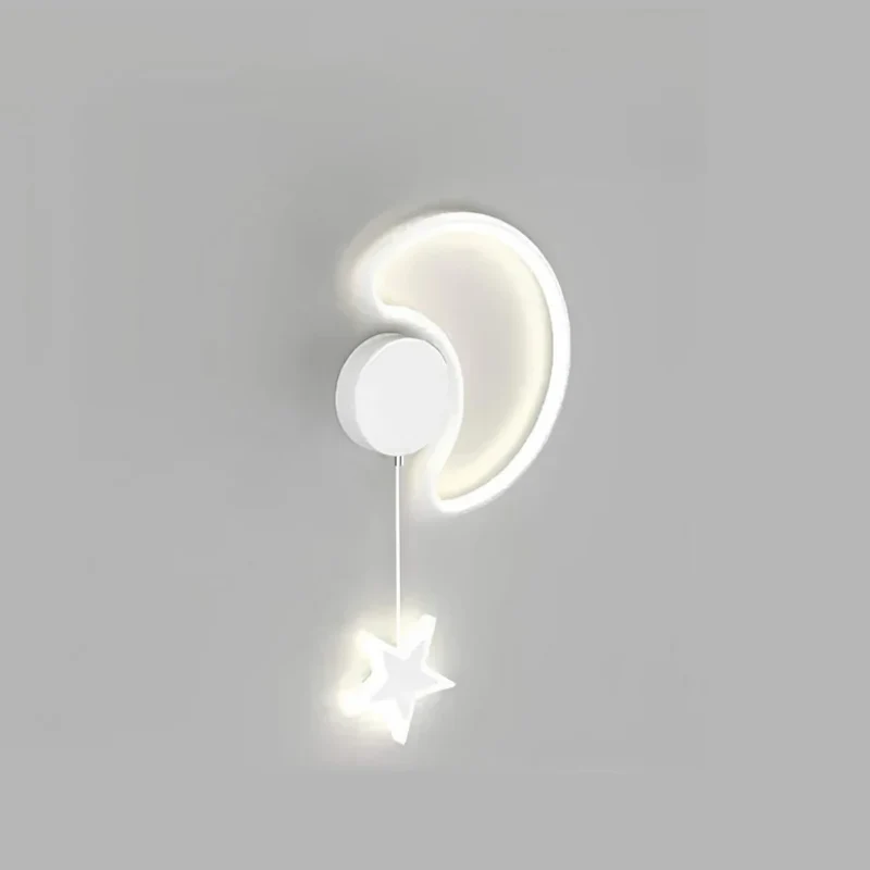 Skanto | DreamLight | Magische Wandlampe mit Wolken, Sternen und Mond