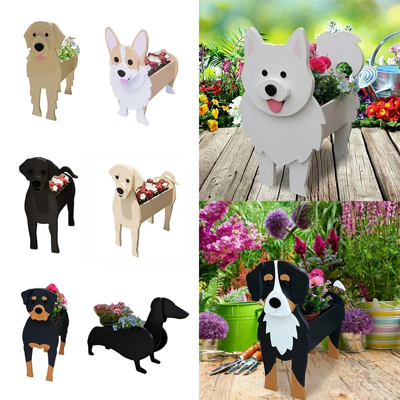 Skanto | Hunde-Pflanztopf – Pawsome – Hunde-Pflanzgefäß – Verschiedene Rassen