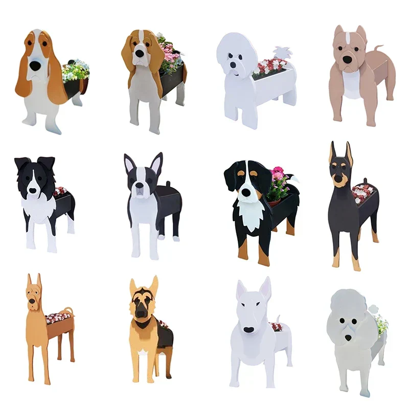 Skanto | Hunde-Pflanztopf – Pawsome – Hunde-Pflanzgefäß – Verschiedene Rassen