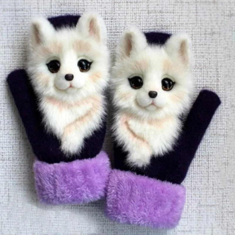 Skanto | Süße Tier-Winterhandschuhe