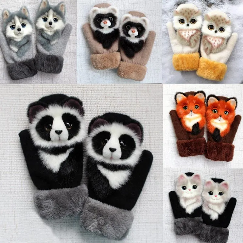 Skanto | Süße Tier-Winterhandschuhe