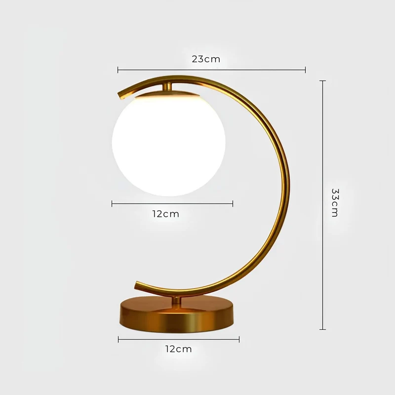 Skanto | Glas-Tischlampe