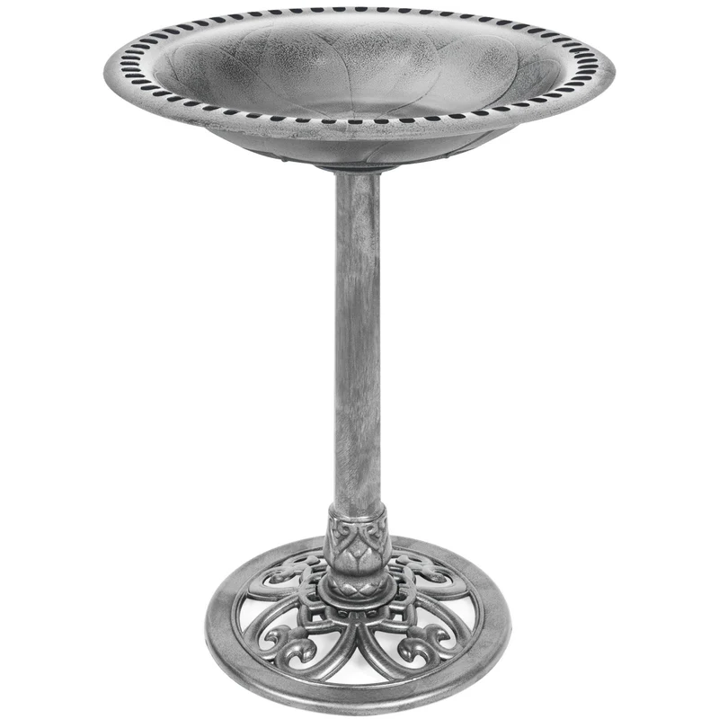 Skanto | Skanto Vogelbad mit Fleur-de-Lis Dekoration