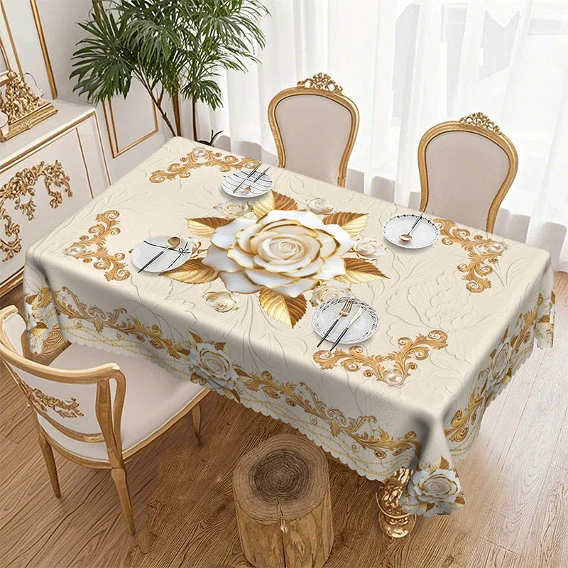 LuxeLinen™ | Fleckenabweisende Tischdecke