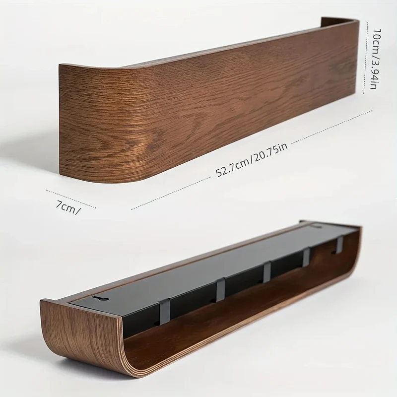HallNest™ | Wandgarderobe mit Klapphaken & integrierter Ablage