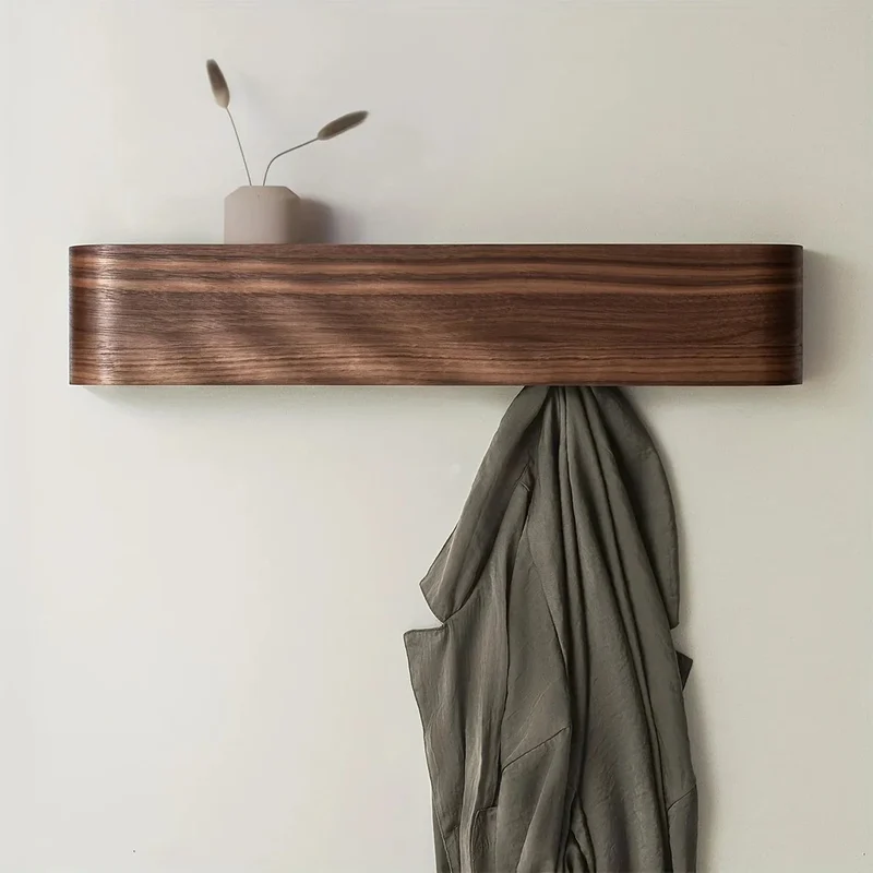 HallNest™ | Wandgarderobe mit Klapphaken & integrierter Ablage