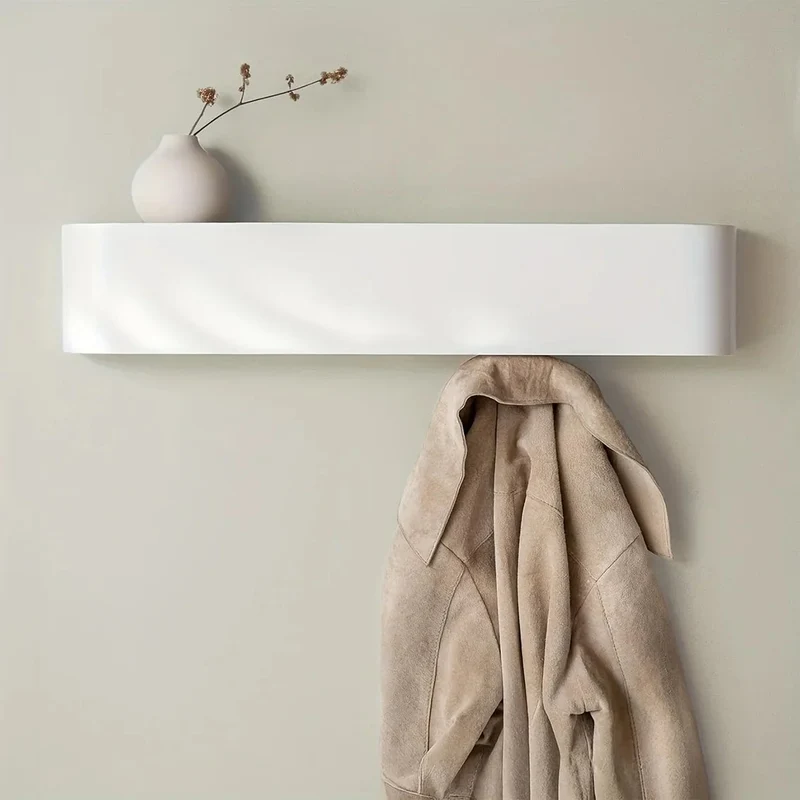 HallNest™ | Wandgarderobe mit Klapphaken & integrierter Ablage