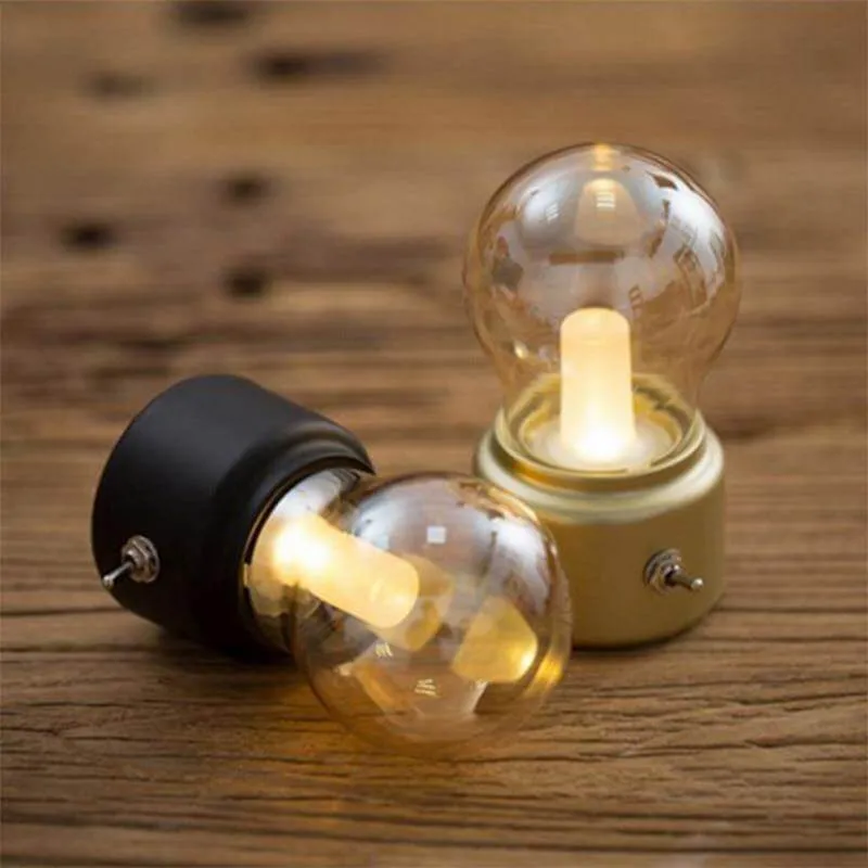 Skanto | Vintage Glühbirnen-Tischlampe