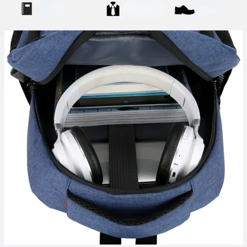 Raymond Wasserdichter Herren-Rucksack Ultraleicht mit USB-Anschluss