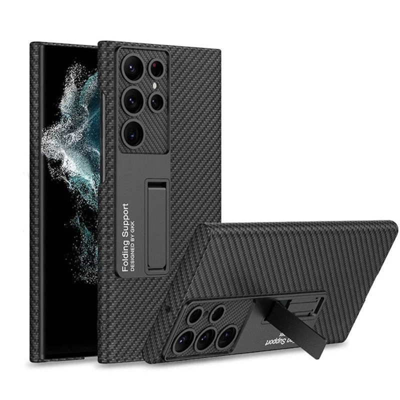 Skanto | Luxuriöse, ultradünne Leder-Handyhülle, stoßfest, für Samsung Galaxy 23