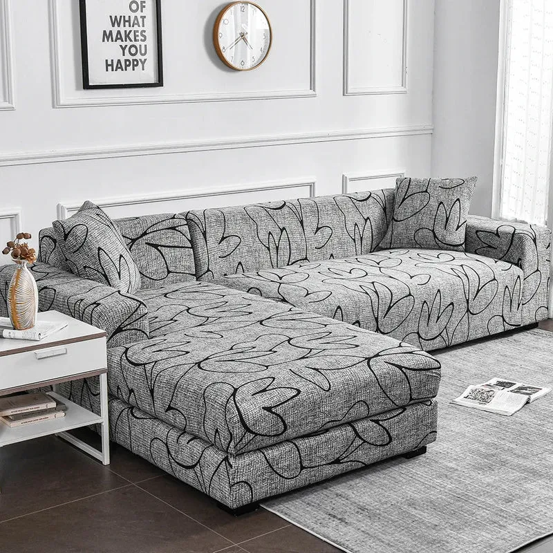 CozyBloom™ | Elastischer Sofaüberzug mit floralem Design