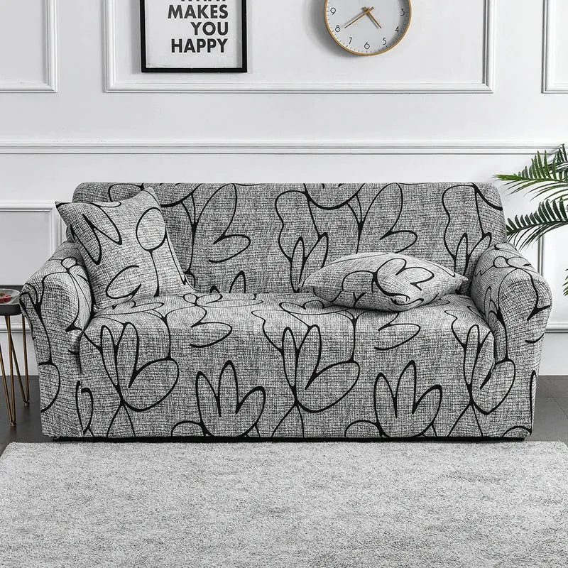 CozyBloom™ | Elastischer Sofaüberzug mit floralem Design
