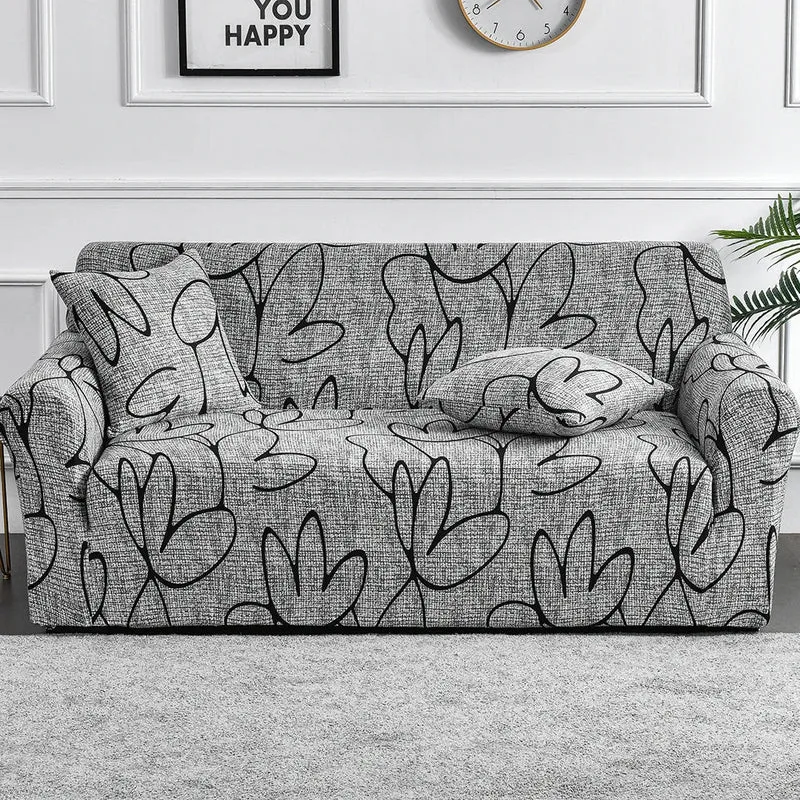 CozyBloom™ | Elastischer Sofaüberzug mit floralem Design