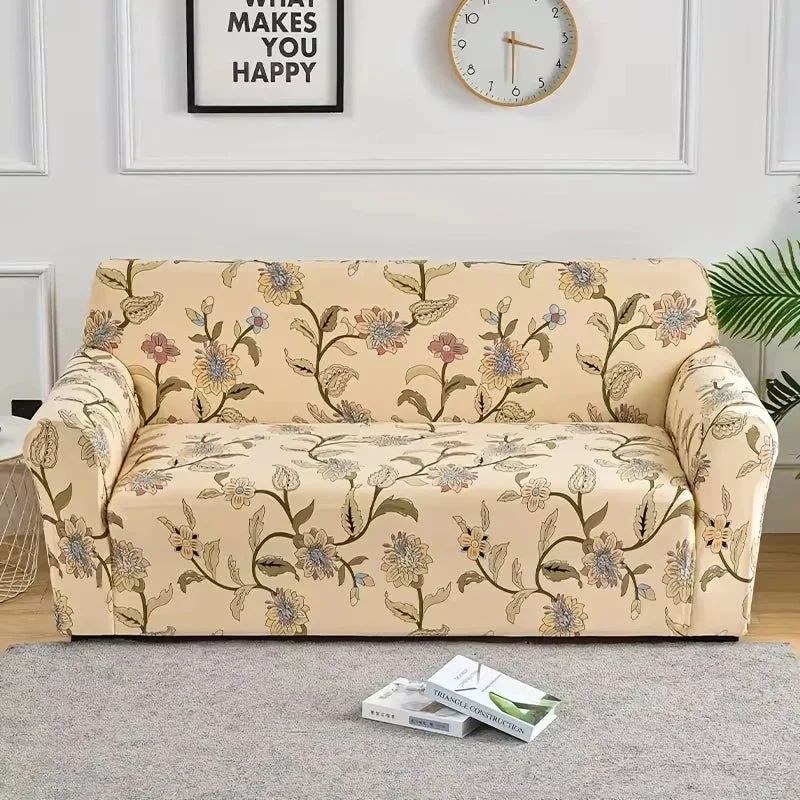 CozyBloom™ | Elastischer Sofaüberzug mit floralem Design