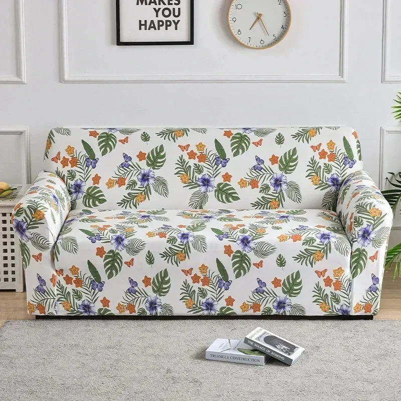 CozyBloom™ | Elastischer Sofaüberzug mit floralem Design
