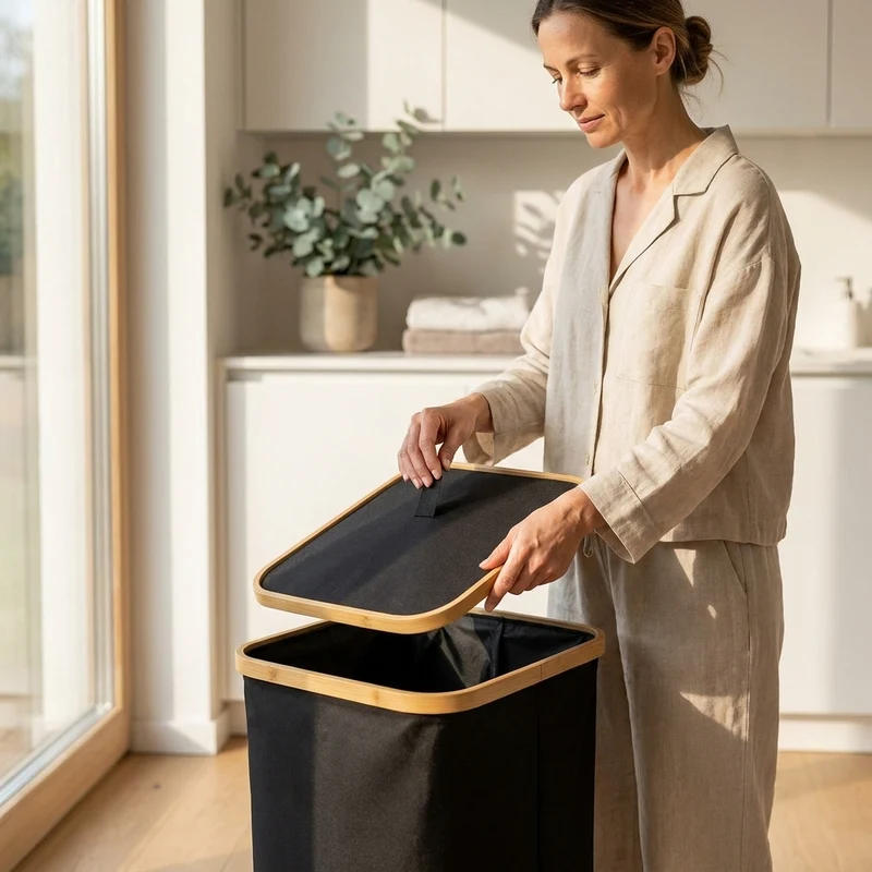 EcoBin™ | Faltbarer 100-Liter-Sammelbehälter für Recycling & Wäsche