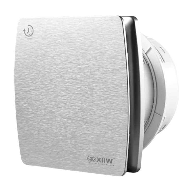 Badlüfter Ø100mm mit Timer – Leise (34dB), Energiesparend (12W), IPX4 Spritzwassergeschützt für Bad & WC