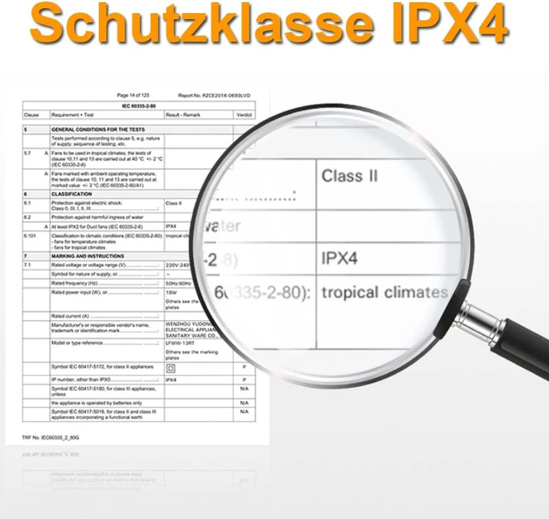 Badlüfter mit Nachlauffunktion 0-30 Minuten – Ideal für Badezimmer, Feuchtigkeit und Schimmelvorbeugung