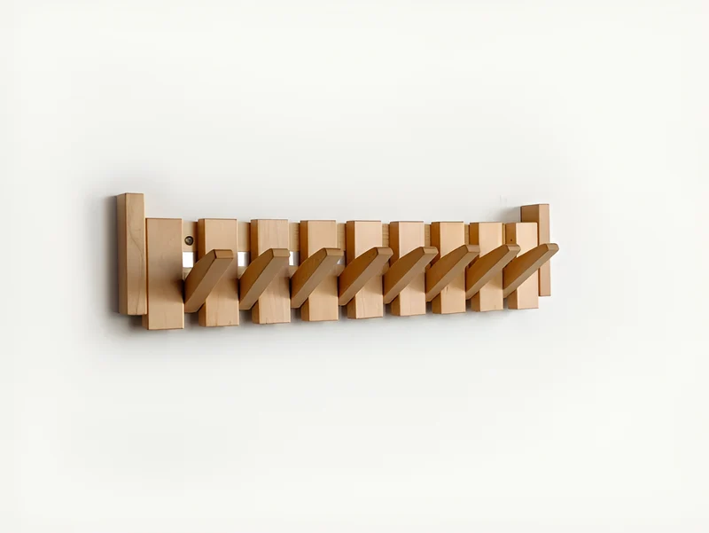 Skanto | RetroHooks - Wandregal aus Holz mit Magnethaken