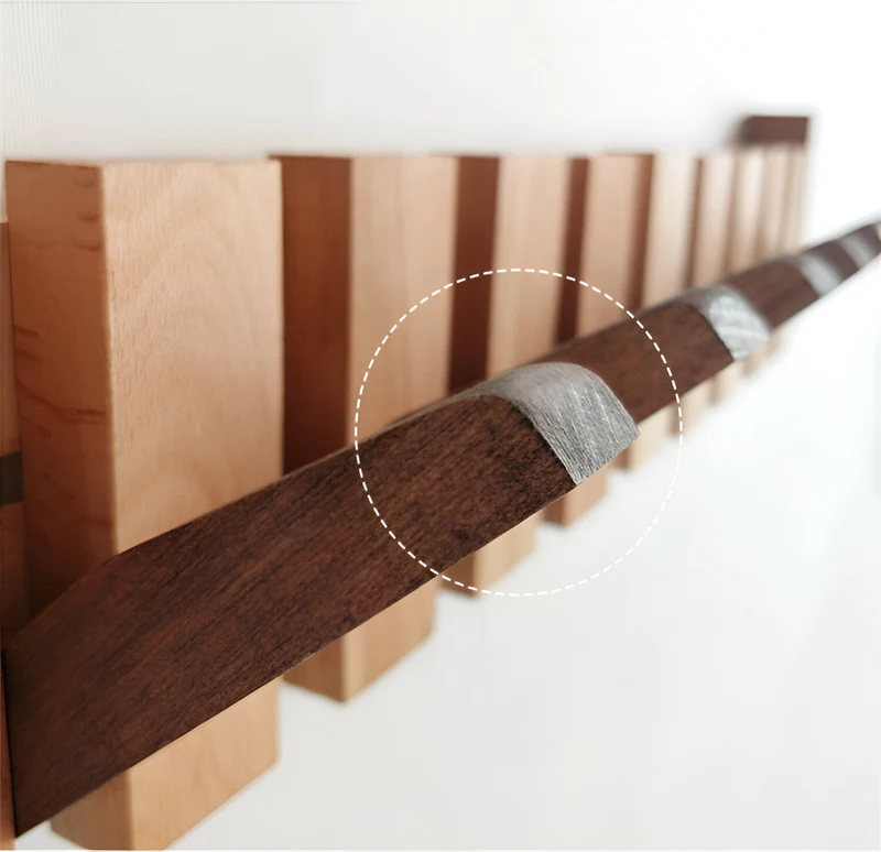 Skanto | RetroHooks - Wandregal aus Holz mit Magnethaken