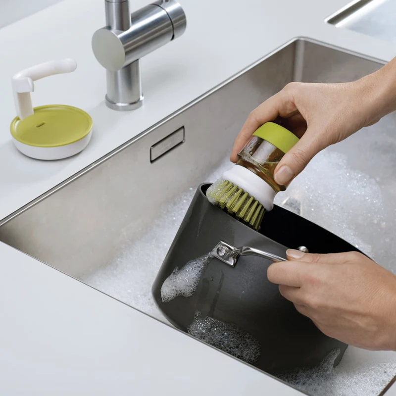 EasyFlow™ | Spülbürste mit integriertem Seifenspender