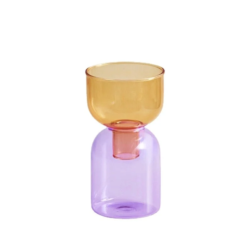 Skanto | Zweiteiliges Mini-Vasen-Terrarium-Set