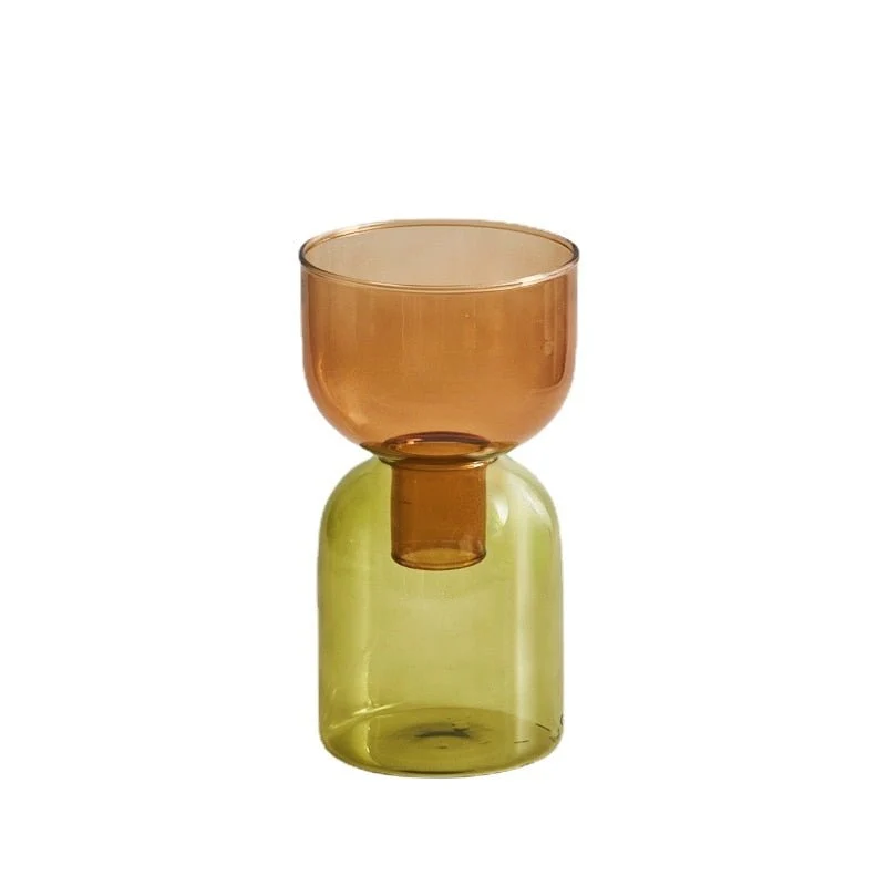 Skanto | Zweiteiliges Mini-Vasen-Terrarium-Set