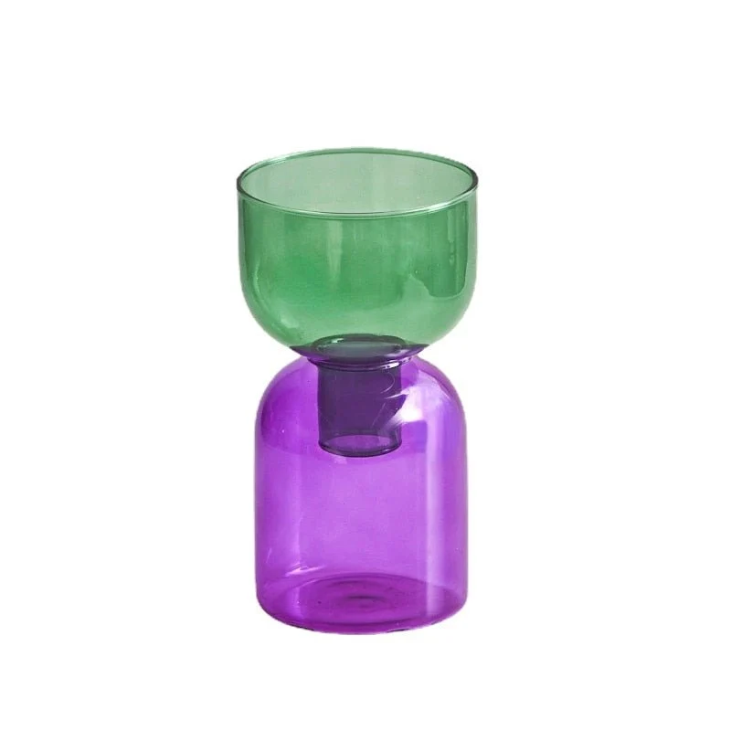 Skanto | Zweiteiliges Mini-Vasen-Terrarium-Set