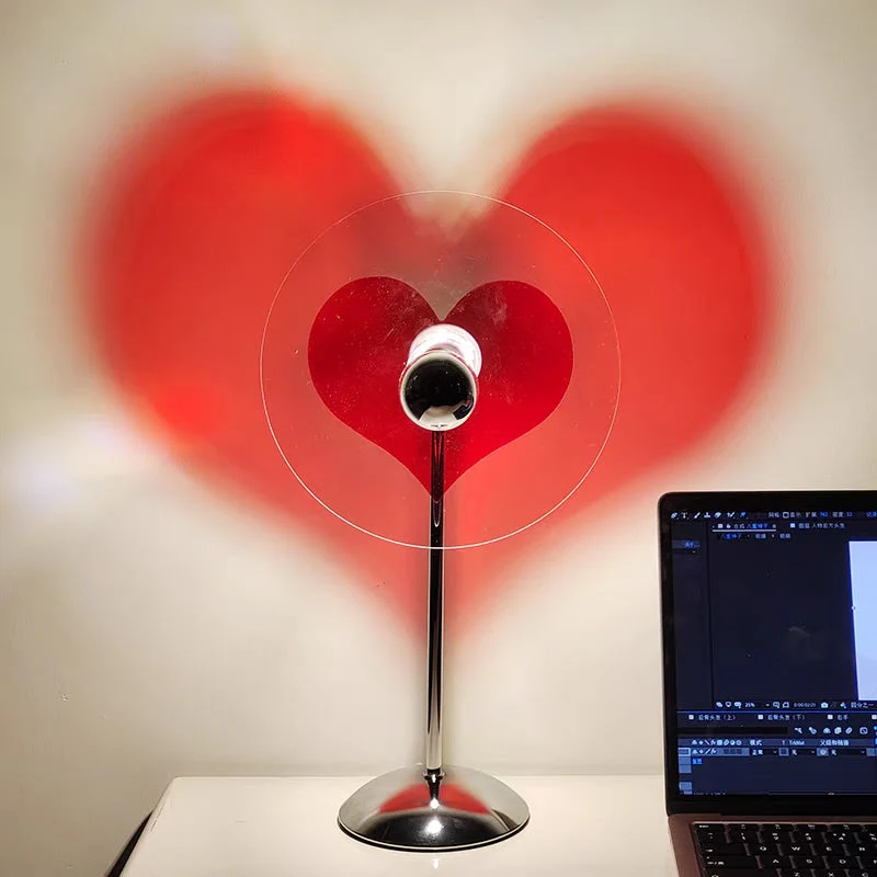 Skanto | LED-Herz-Tischlampe