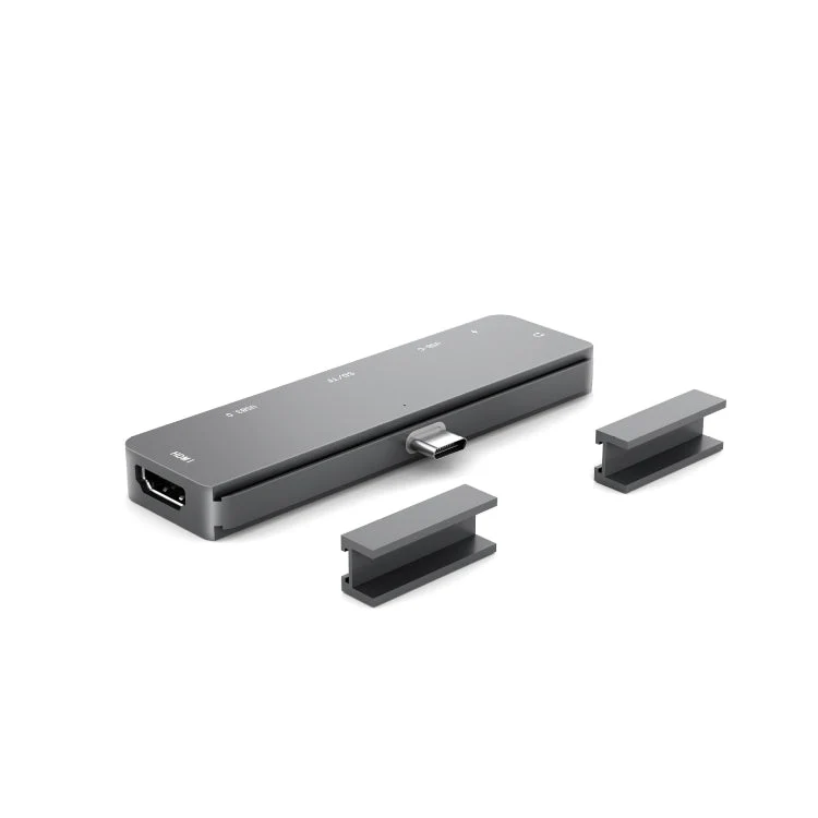 Skanto | Für iPad Pro 7-in-1 HDMI 4K + 3,5 mm Audio + SD/TF + 1 USB 3.0 + USB-C/Type-C + PD USB-C Dockingstation