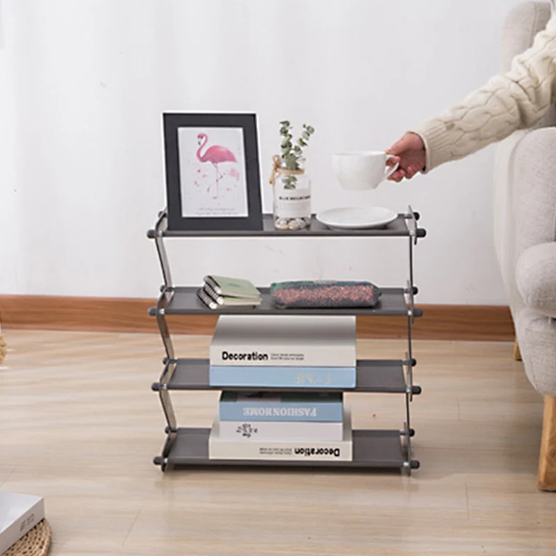 Skanto | Minimal Z Verstellbarer Schreibtisch-Organizer und Schuhregal