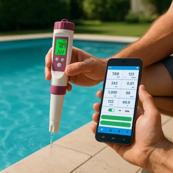 AquaSense™ | 7-in-1 Digitales Wasserqualitätsmessgerät mit Bluetooth