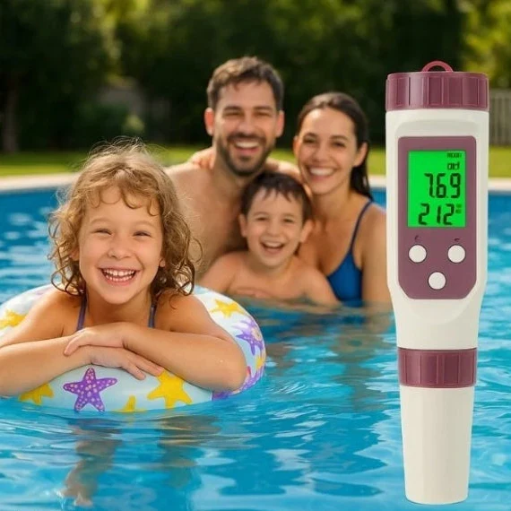 AquaSense™ | 7-in-1 Digitales Wasserqualitätsmessgerät mit Bluetooth