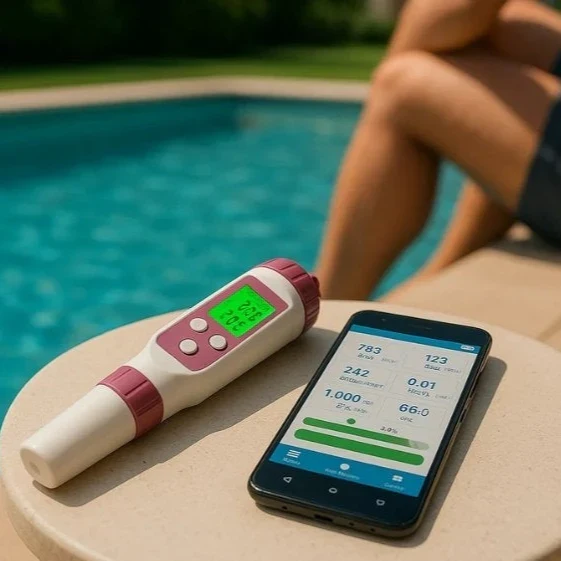 AquaSense™ | 7-in-1 Digitales Wasserqualitätsmessgerät mit Bluetooth