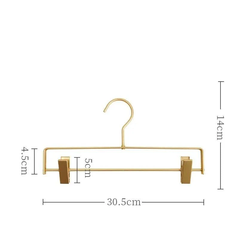 Closiva™ | Metall-Kleiderbügel mit rutschfesten Clips