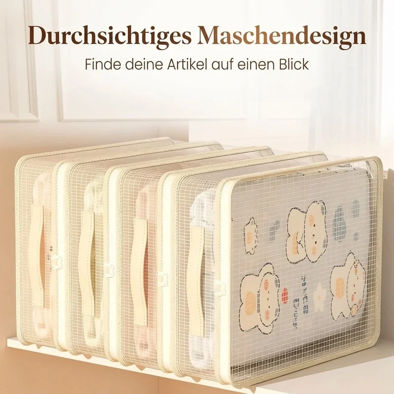 ClearStore™ | Transparente Aufbewahrungsbeutel im 2er-Set